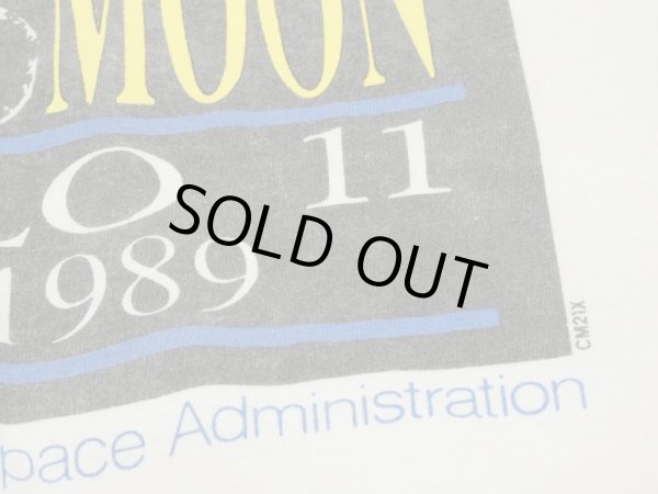 画像6: 80s TEE JAYS SOF TEE APOLLO 11 20th ANNIVERSARY PRINT T-SHIRT MADE IN USA  (6)