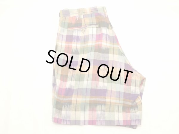 画像3: 80s GANT MADRAS CHECK SHORT PANTS SHORTS DEAD STOCK ? (3)