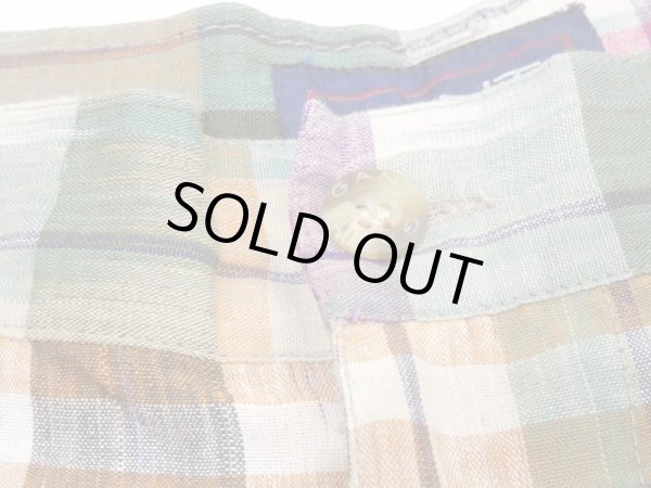 画像5: 80s GANT MADRAS CHECK SHORT PANTS SHORTS DEAD STOCK ? (5)