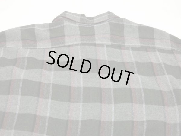 画像8: 60s Manhattan SHADOW PLAID CHECK RAYON OPEN COLLAR BOX SHIRT (8)