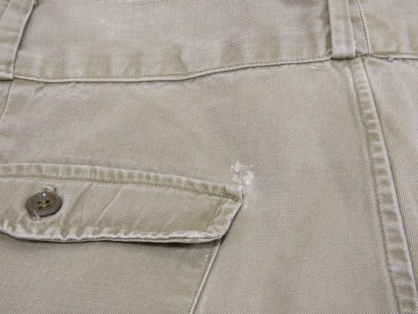 画像11: 50s UNKNOWN ITALIAN ARMY ? EURO MILITARY SHORT PANTS SHORTS (11)