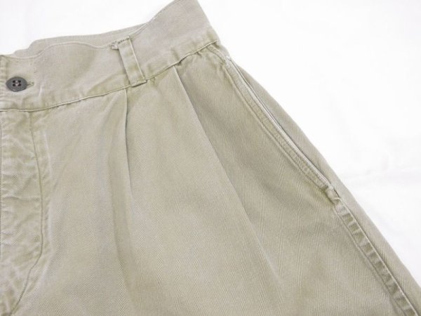 画像5: 50s UNKNOWN ITALIAN ARMY ? EURO MILITARY SHORT PANTS SHORTS (5)