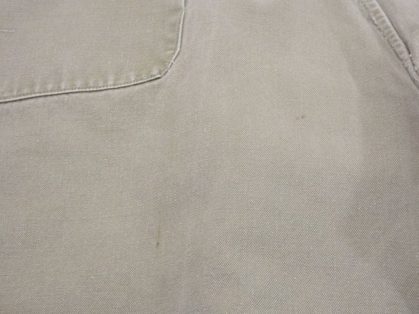 画像12: 50s UNKNOWN ITALIAN ARMY ? EURO MILITARY SHORT PANTS SHORTS (12)