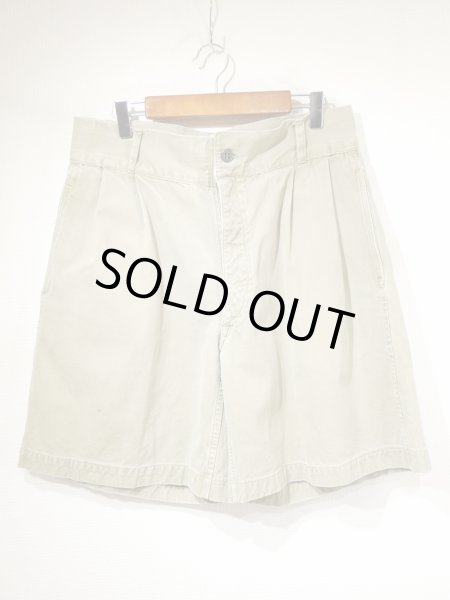 画像1: 50s UNKNOWN ITALIAN ARMY ? EURO MILITARY SHORT PANTS SHORTS (1)