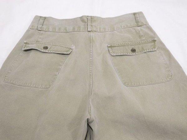 画像10: 50s UNKNOWN ITALIAN ARMY ? EURO MILITARY SHORT PANTS SHORTS (10)