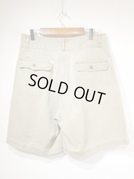 画像2: 50s UNKNOWN ITALIAN ARMY ? EURO MILITARY SHORT PANTS SHORTS (2)