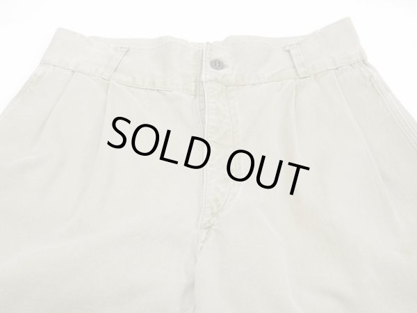 画像4: 50s UNKNOWN ITALIAN ARMY ? EURO MILITARY SHORT PANTS SHORTS (4)