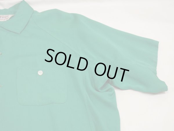 画像6: 50s Wings UNUSUAL DESIGN RAYON BOWLING SHIRT  (6)