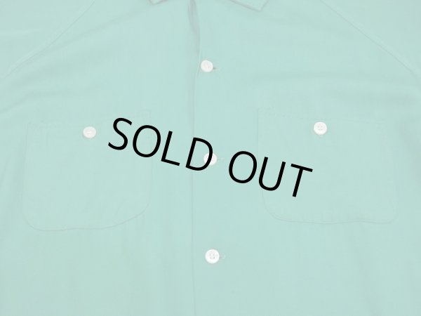 画像10: 50s Wings UNUSUAL DESIGN RAYON BOWLING SHIRT  (10)