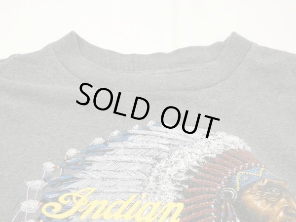 画像5: 80s Indian MOTOCYCLE PRINT T-SHIRT MADE IN USA (5)