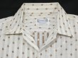 画像4: 60s PILGRIM WOVEN DIAMOND PTTERN S/S SHIRT DEAD STOCK (4)