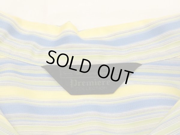 画像3: 70s Sears Premeire Collection MULTI STRIPE LOOP COLLAR S/S SHIRT (3)