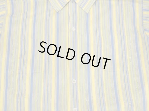 画像6: 70s Sears Premeire Collection MULTI STRIPE LOOP COLLAR S/S SHIRT (6)