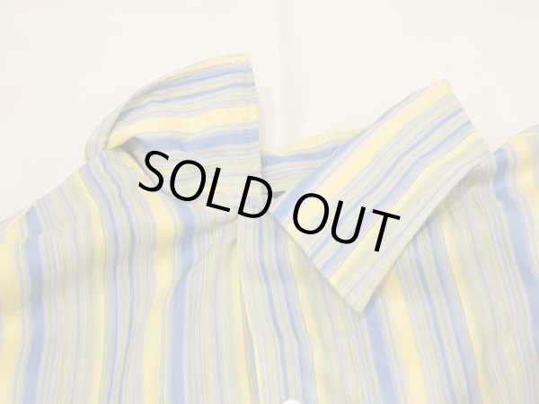 画像5: 70s Sears Premeire Collection MULTI STRIPE LOOP COLLAR S/S SHIRT (5)
