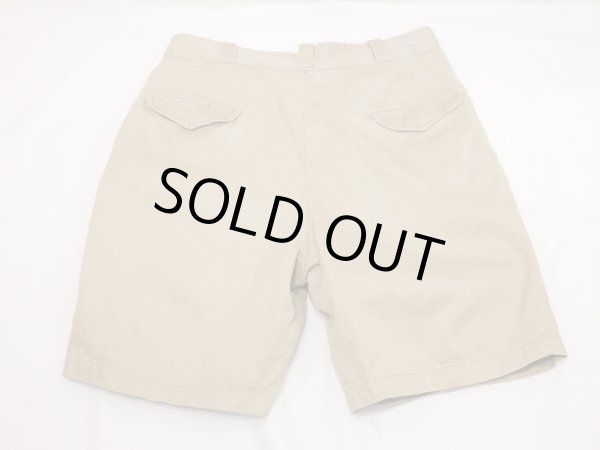 画像8: 50s US ARMY COTTON TWILL CHINO SHORTS (8)