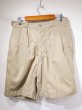 画像1: 50s US ARMY COTTON TWILL CHINO SHORTS (1)