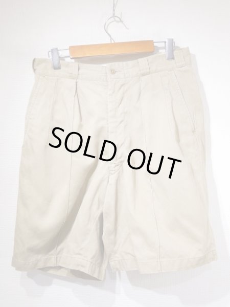 画像1: 50s US ARMY COTTON TWILL CHINO SHORTS (1)