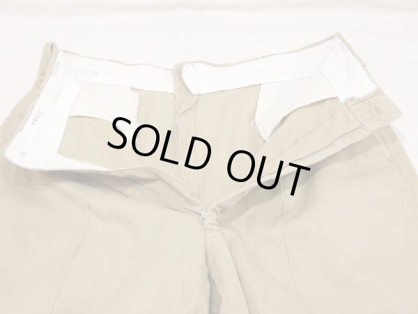画像5: 50s US ARMY COTTON TWILL CHINO SHORTS (5)