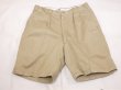 画像3: 50s US ARMY COTTON TWILL CHINO SHORTS (3)