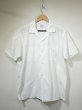 画像1: 60s Wings WHITE PLAIN BLANK OPEN COLLAR COTTON S/S SHIRT (1)