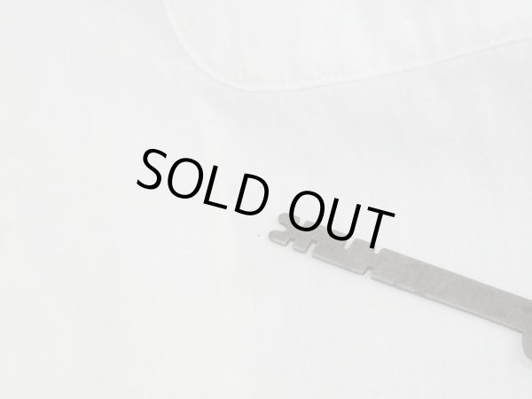 画像7: 60s Wings WHITE PLAIN BLANK OPEN COLLAR COTTON S/S SHIRT (7)