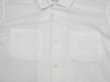 画像6: 60s Wings WHITE PLAIN BLANK OPEN COLLAR COTTON S/S SHIRT (6)