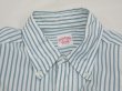 画像4: 60s 〜 Brooks Brothers POLO COLLAR BD BUTTON DOWN 6 BUTTON COTTON STRIPE S/S SHIRT (4)