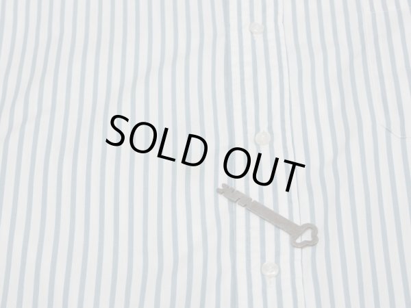 画像7: 60s 〜 Brooks Brothers POLO COLLAR BD BUTTON DOWN 6 BUTTON COTTON STRIPE S/S SHIRT (7)