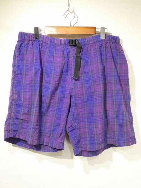 画像1: 80s Gramicci MADRAS CHECK CLIMBING SHORTS MADE IN USA (1)