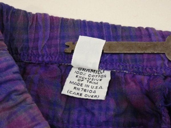 画像8: 80s Gramicci MADRAS CHECK CLIMBING SHORTS MADE IN USA (8)