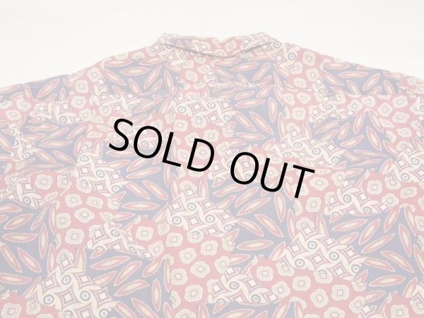 画像9: 90s Polo Ralph Lauren ALL OVER PATTERN OPEN COLLAR S/S SHIRT  (9)