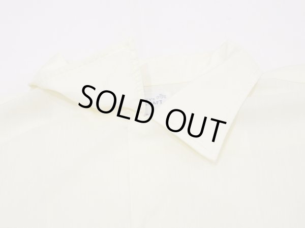 画像5: 60s 70s PENNEY'S TOWNCRAFT PLAIN SOLID OPEN COLLAR SHIRT  (5)