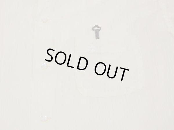 画像6: 60s 70s PENNEY'S TOWNCRAFT PLAIN SOLID OPEN COLLAR SHIRT  (6)