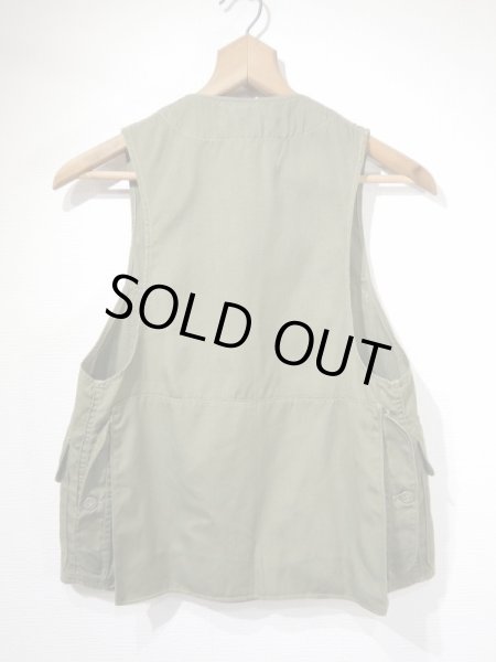 40s The Feather by Drybak COTTON POPLIN FISHING VEST - RICUR