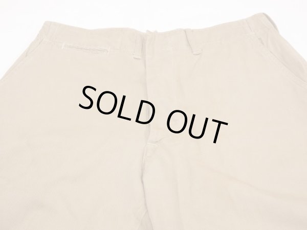 画像4: 40s US MARINE CORPS USMC CHINO TROUSERS PANTS with FLAP POCKET (4)