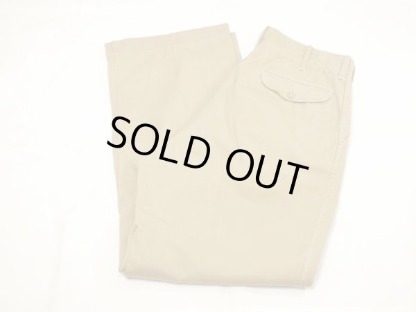 画像3: 40s US MARINE CORPS USMC CHINO TROUSERS PANTS with FLAP POCKET (3)