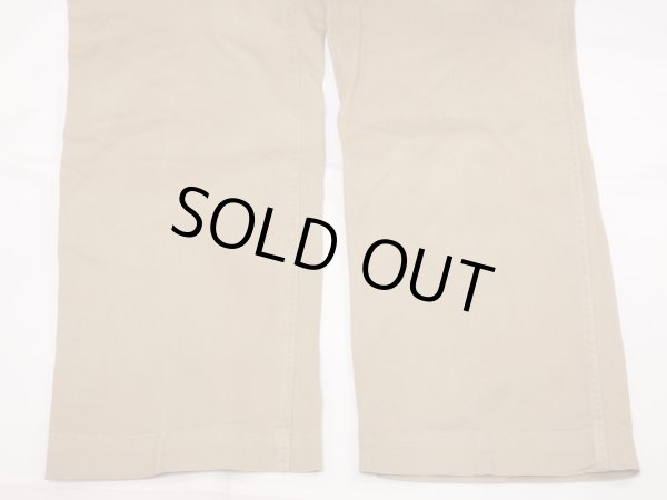 画像10: 40s US MARINE CORPS USMC CHINO TROUSERS PANTS with FLAP POCKET (10)