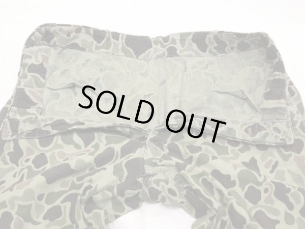 画像6: 60s ROKMC HBT DUCK HUNTER CAMO UTILITY TROUSERS PANTS (6)