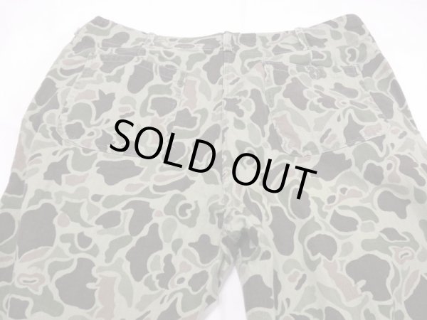 画像9: 60s ROKMC HBT DUCK HUNTER CAMO UTILITY TROUSERS PANTS (9)