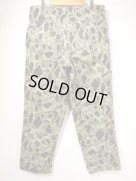 画像2: 60s ROKMC HBT DUCK HUNTER CAMO UTILITY TROUSERS PANTS (2)