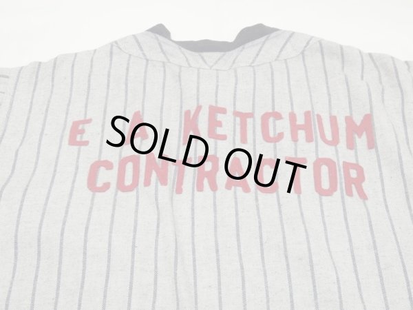 画像12: 20s 30s UNKNOWN BASE BALL UNIFORM SHIRT & PANTS SET UP (12)