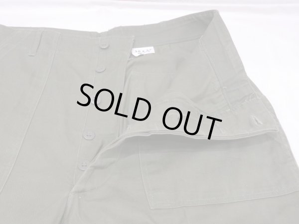 画像6: 60s '65 US ARMY OG-107 UNIFORM TWILL UTILITY BAKER PANTS MODIFY (6)