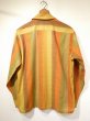 画像2: 60s 70s Spire CALIFORNIA GRADATION BORDER STRIPE LOOP COLLAR L/S SHIRT (2)