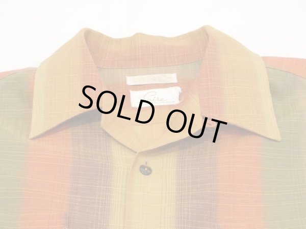 画像4: 60s 70s Spire CALIFORNIA GRADATION BORDER STRIPE LOOP COLLAR L/S SHIRT (4)
