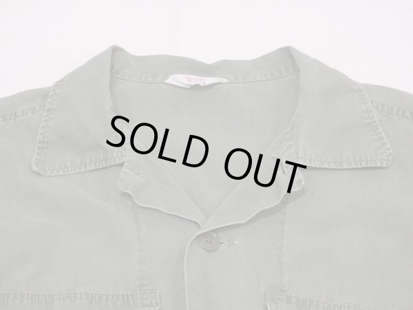 画像4: 60s US ARMY BVD PX CIVILIAN COTTON POPLIN UTILITY SHIRT  (4)