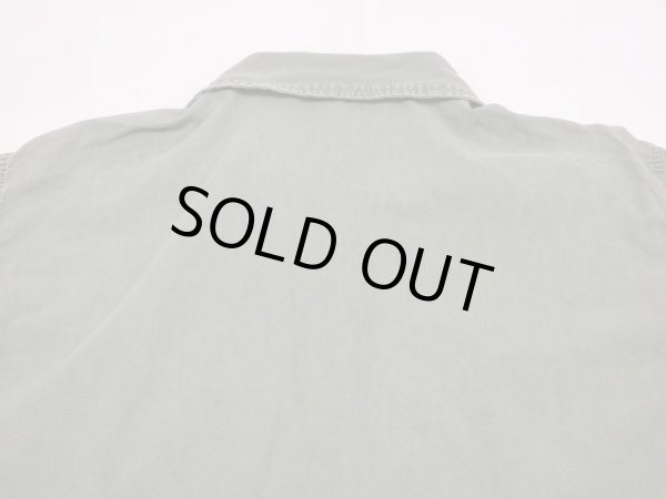 画像12: 60s US ARMY BVD PX CIVILIAN COTTON POPLIN UTILITY SHIRT  (12)