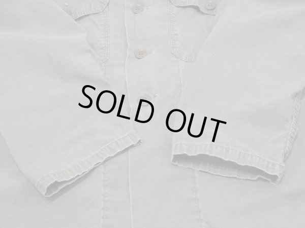 画像10: 60s US ARMY BVD PX CIVILIAN COTTON POPLIN UTILITY SHIRT  (10)
