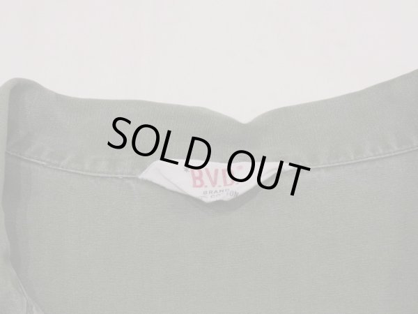 画像3: 60s US ARMY BVD PX CIVILIAN COTTON POPLIN UTILITY SHIRT  (3)