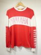 画像1: 70s Viking YAMAHA BIG SLEEVE LOGO MOTOCROSS MESH JERSEY L/S T-SHIRT MADE IN USA (1)