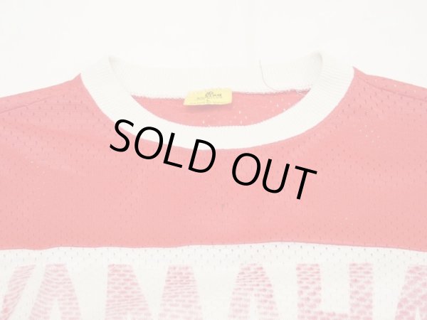 画像5: 70s Viking YAMAHA BIG SLEEVE LOGO MOTOCROSS MESH JERSEY L/S T-SHIRT MADE IN USA (5)